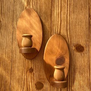 Wooden Sconces